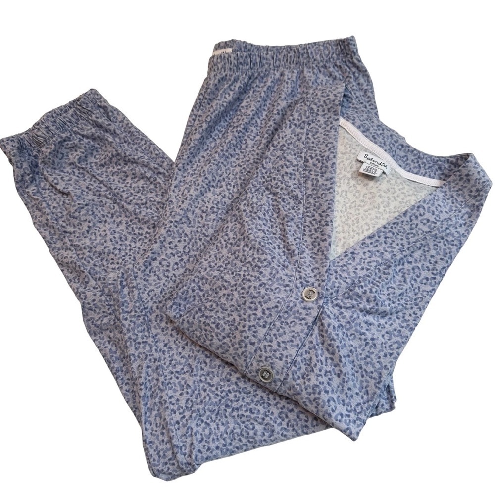 Splendid Super Soft Long Sleeve Pajamas, Lilac, Matching Set, Small